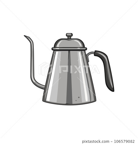 tea steel drip kettle cartoon vector illustration 106579082