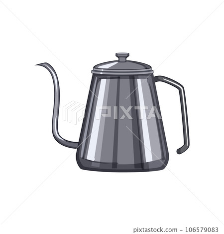 stainless steel drip kettle cartoon vector illustration stainless steel drip kettle cartoon vector illustration 106579083