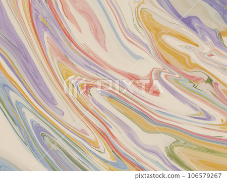 Marbled background in colorful retro hues 106579267