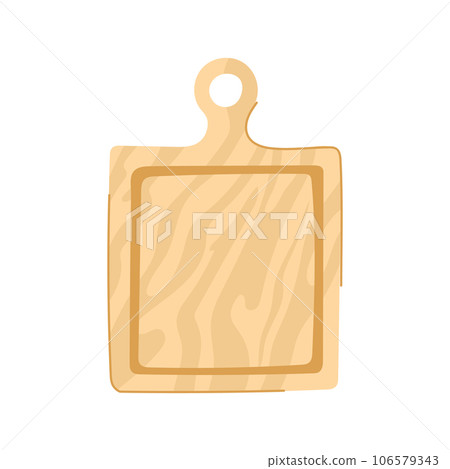 wood wooden pizza board cartoon vector illustration 106579343