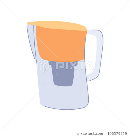 mineral water pitcher cartoon vector illustration 106579359