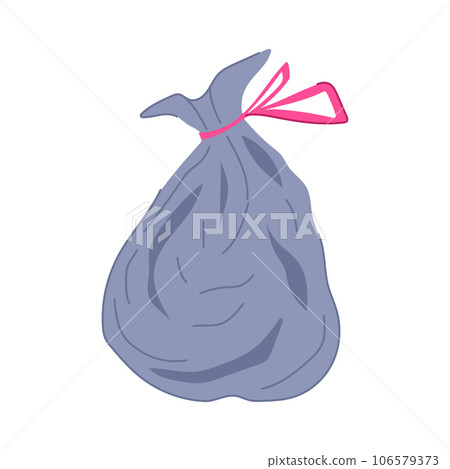 gare trash bag cartoon vector illustration 106579373