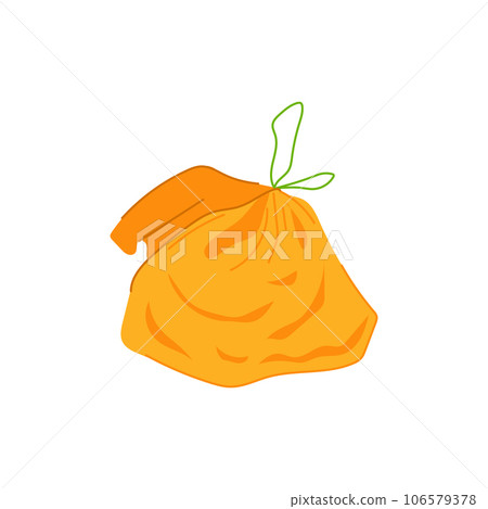 rubbish trash bag cartoon vector illustration 106579378