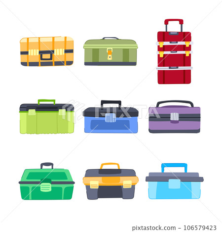 toolbox set cartoon vector illustration toolbox set cartoon vector illustration 106579423