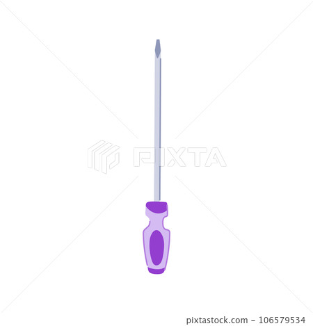 object screwdriver cartoon vector illustration 106579534