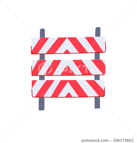 sign road barrier cartoon vector illustration sign road barrier cartoon vector illustration 106579601