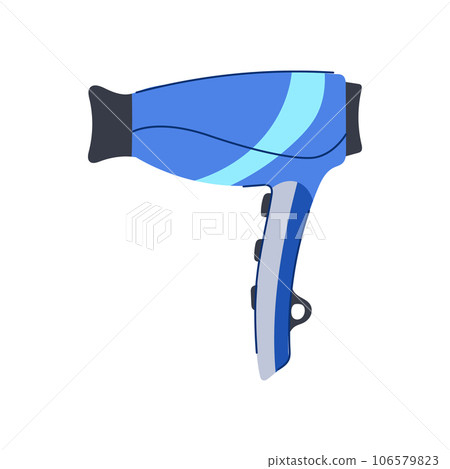 woman hair dryer cartoon vector illustration woman hair dryer cartoon vector illustration 106579823