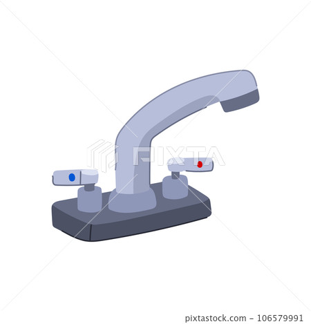 kitchen faucet cartoon vector illustration 106579991
