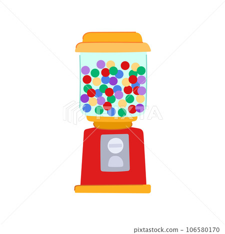 vending bubblegum machine cartoon vector illustration vending bubblegum machine cartoon vector illustration 106580170