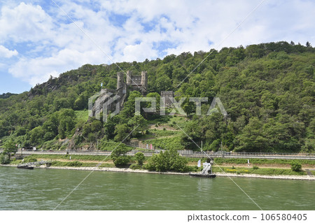 Rhine River Cruise Rheinstein Castle/Germany Rhine River Cruise Rheinstein Castle/Germany 106580405