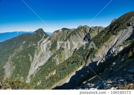 Arakawadake traverse from Sanpuku Pass 106580573