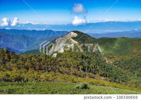 Arakawadake traverse from Sanpuku Pass Arakawadake traverse from Sanpuku Pass 106580608