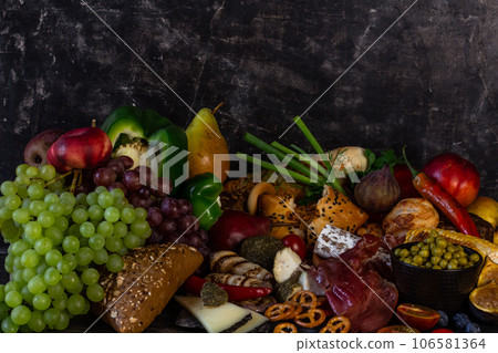 Still life of food, Harvest Festival, Thanksgiving 106581364