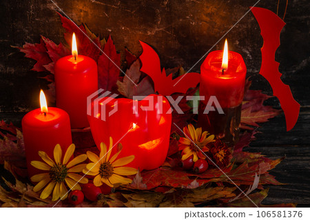 Halloween, Jack's lantern from bell pepper 106581376