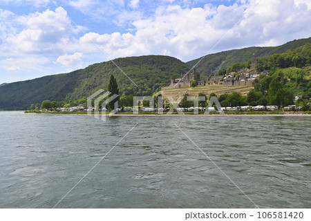 Rhine River Cruise Reichenstein Castle/Germany 106581420