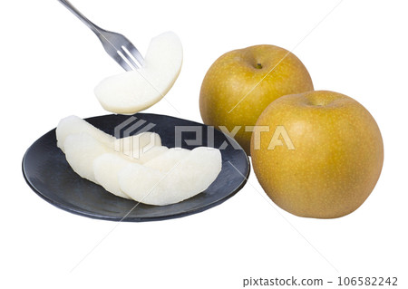 透明背景切梨的照片 赤梨新幹線 106582242