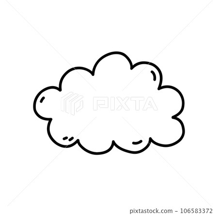 Cloud isolated on white background Cloud isolated on white background 106583372
