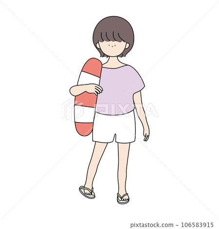 有漂浮物的女孩 106583915