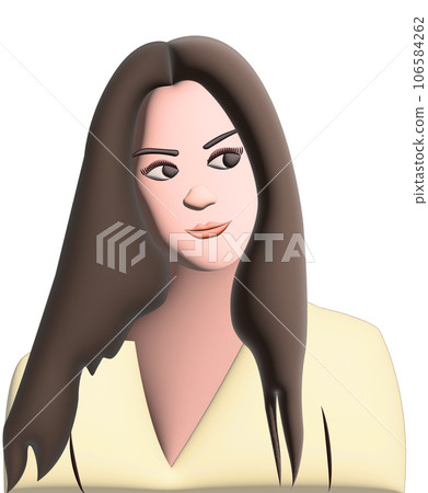 3D modeling a portrait 3D modeling a portrait 106584262