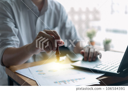 Business finance document rubber stamp. For official and legal contracts and agreements, financial statements, investment contracts 106584391