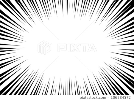 Concentrated line black simple background frame Concentrated line black simple background frame 106584572