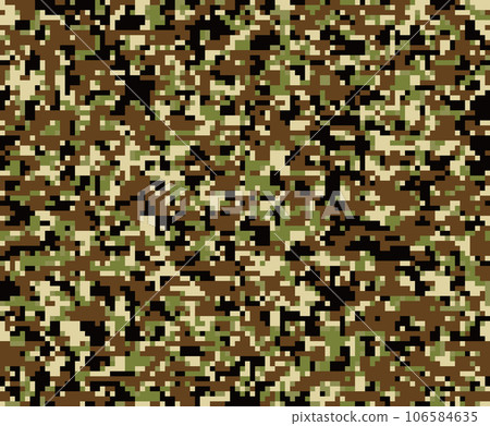 Digital camouflage pattern seamless background material_02 106584635