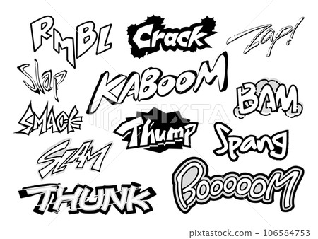 [Onomatopoeia] English onomatopoeia and sound effects (onomatopoeia) that can be used in comics and videos 106584753