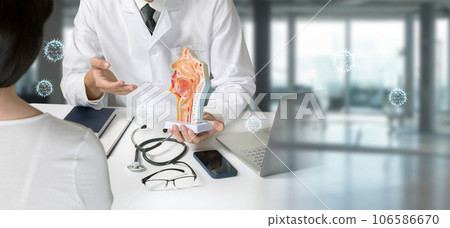 The concept of diagnosis of the mucous membrane of the throat . The concept of diagnosis of the mucous membrane of the throat . 106586670