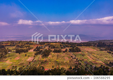 View Point Great Rift Valley Landscape Escarpments Maai Mahiu Narok County Kenyan East Africa View Point Great Rift Valley Landscape Escarpments Maai Mahiu Narok County Kenyan East Africa 106588295