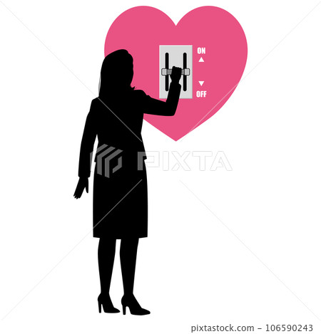 silhouette, silhouettes, female 106590243