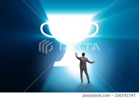 Concept of award with business people Concept of award with business people 106591547