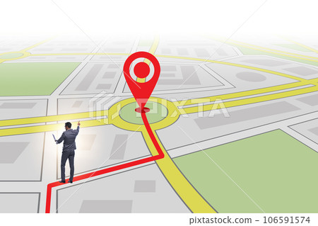 Concept of navigation in the city 106591574