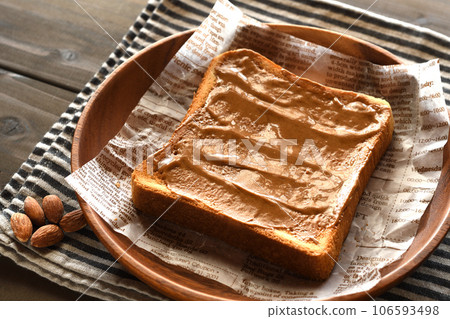 Almond butter toast Almond butter toast 106593498