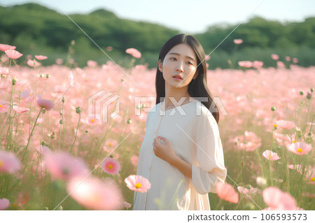 秋櫻花與女性AI一代 106593573