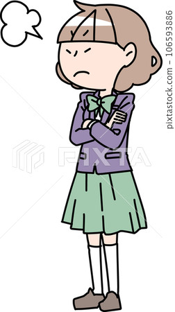 angry female student 106593886