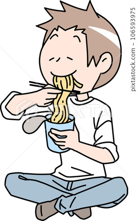 吃杯麵的男人 106593975