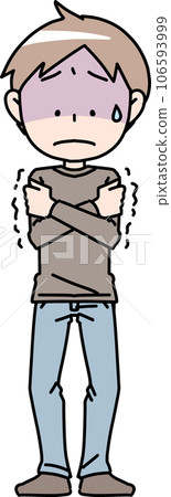 Shivering men 106593999