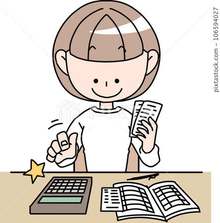 woman managing money woman managing money 106594027