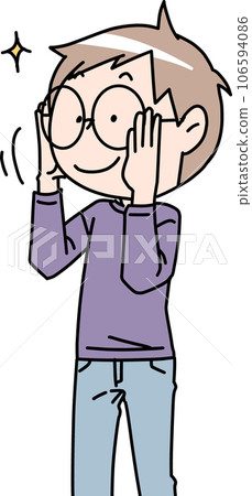 boy wearing glasses boy wearing glasses 106594086