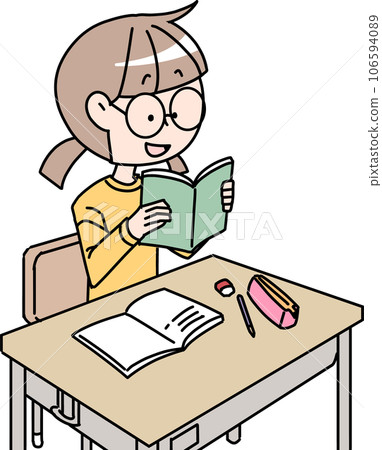 Girls in class Girls in class 106594089