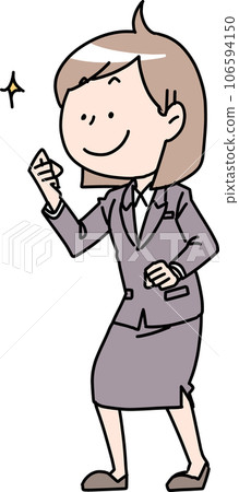 Motivated working woman Motivated working woman 106594150