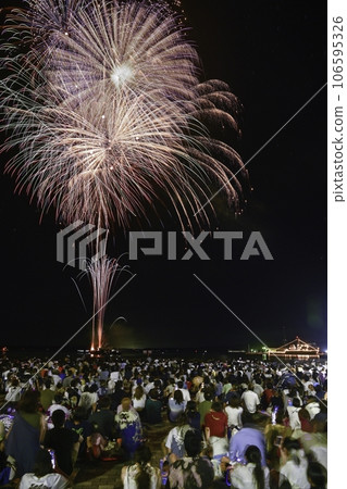Fireworks at Nanao Port Festival Fireworks at Nanao Port Festival 106595326