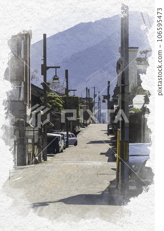 水彩風格的智頭交通 稻葉公路 鳥取縣八頭郡智頭町 水彩風格的智頭交通 稻葉公路 鳥取縣八頭郡智頭町 106595473