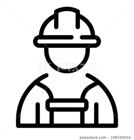 Student job constructor icon. Outline student job constructor vector icon for web design isolated on white background Student job constructor icon. Outline student job constructor vector icon for web design isolated on white background 106595656