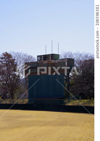 Baseball field, grass baseball field, youth baseball practice field Baseball field, grass baseball field, youth baseball practice field 106596381