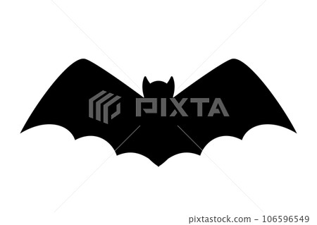 bat black and white icon bat black and white icon 106596549