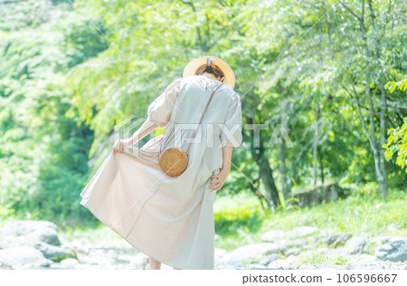 riverside woman portrait riverside woman portrait 106596667