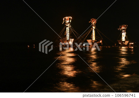 法龍七夕切子祭在海中狂舞 法龍七夕切子祭在海中狂舞 106596741