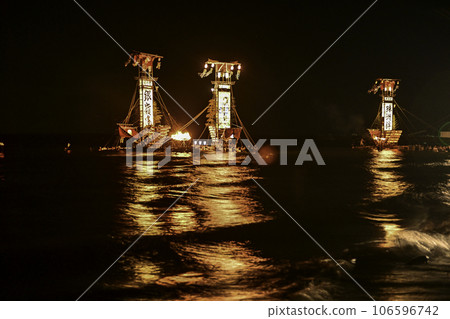 法龍七夕切子祭在海中狂舞 法龍七夕切子祭在海中狂舞 106596742