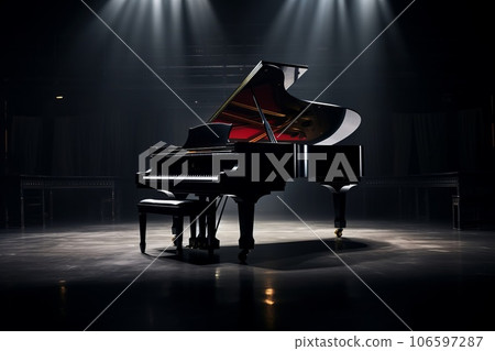 Piano AI generated image AI image 106597287